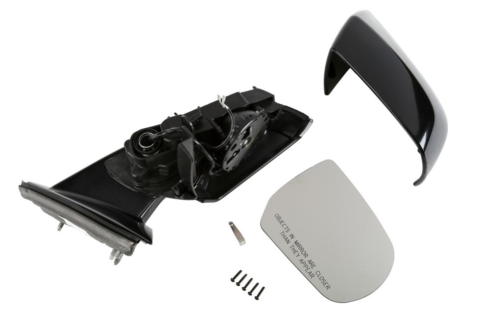 GM Genuine Parts Passenger Side Door Mirror Kit with Actuator, Cover, Connector, Gasket, and Bolts