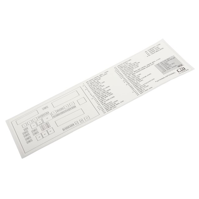GM Genuine Parts Rear Body Fuse Block Label