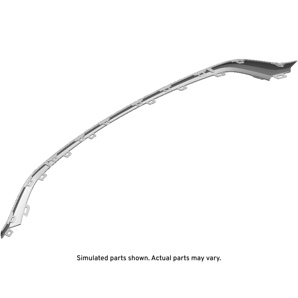 GM Genuine Parts Black Front Bumper Fascia Molding