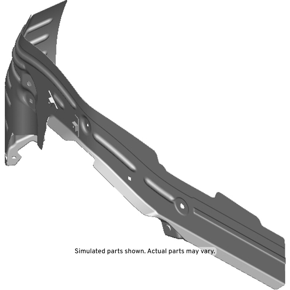 GM Genuine Parts Passenger Side Rear Compartment Floor Panel Rear Rail
