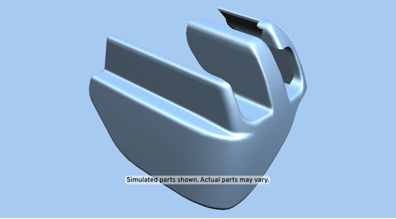 GM Genuine Parts Light Platinum Passenger Seat Inner Adjuster Front Finish Cover