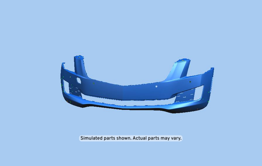GM Genuine Parts Front Upper Bumper Cover