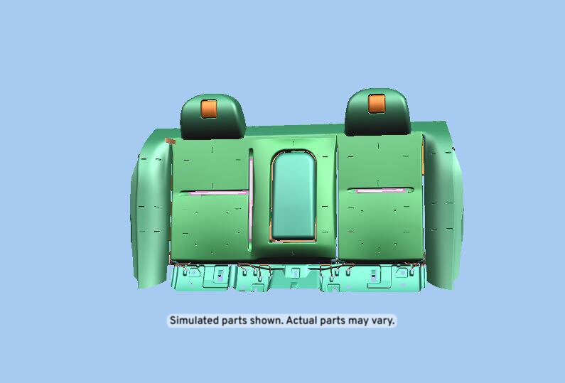 GM Genuine Parts Titanium Rear Seat Back Cushion