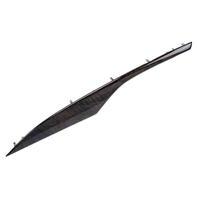 GM Genuine Parts Driver Side Front Door Trim Panel Applique in Black Olive Ash Burl