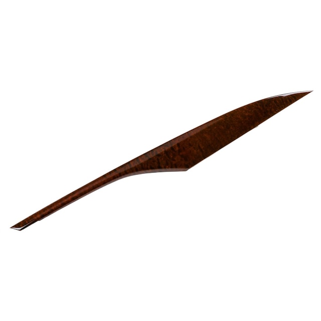 GM Genuine Parts Front Passenger Side Door Trim Panel Applique in Natural Sapele High Gloss