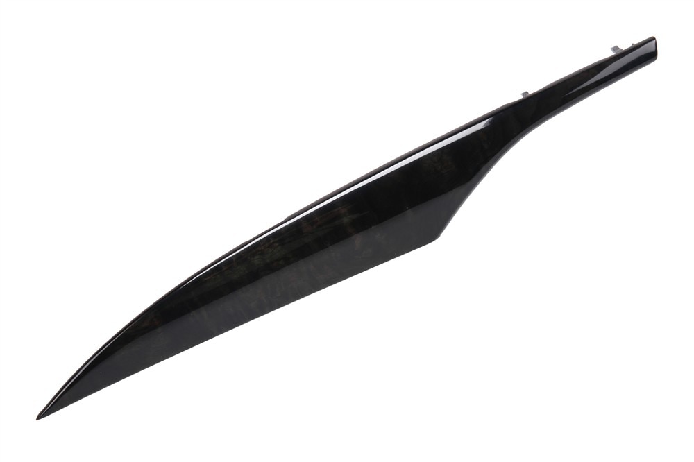 GM Genuine Parts Driver Side Rear Door Trim Panel Applique in Black Olive Ash Burl