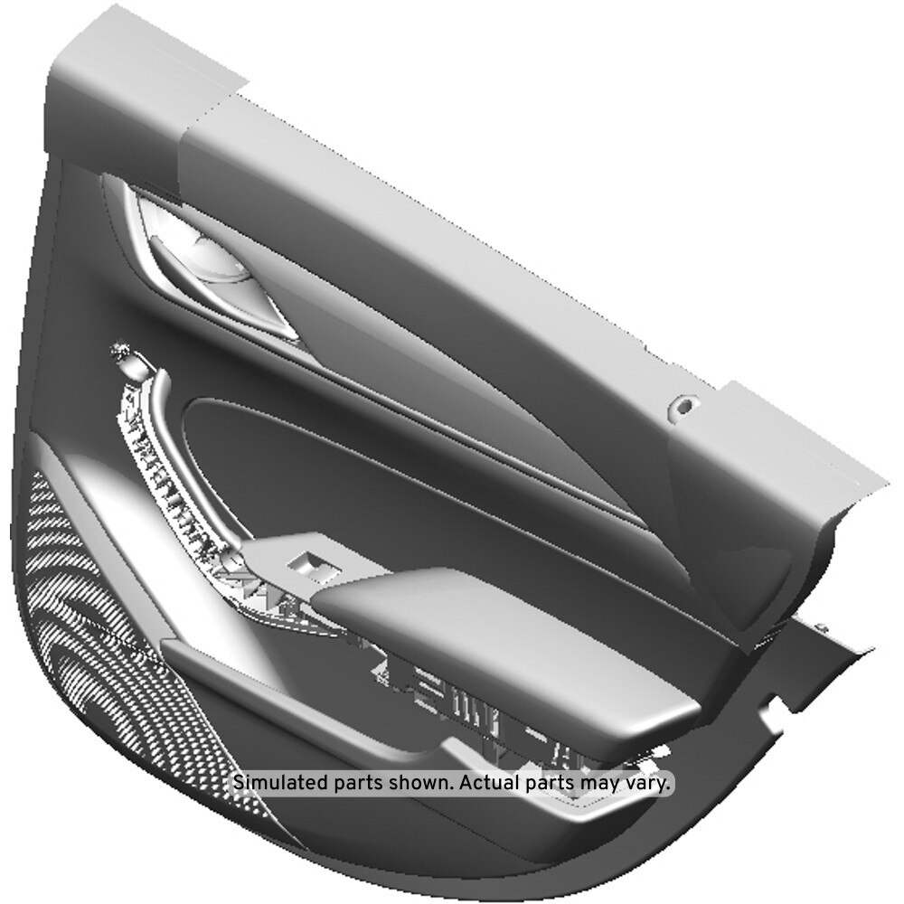 GM Genuine Parts Light Platinum Rear Passenger Side Door Trim