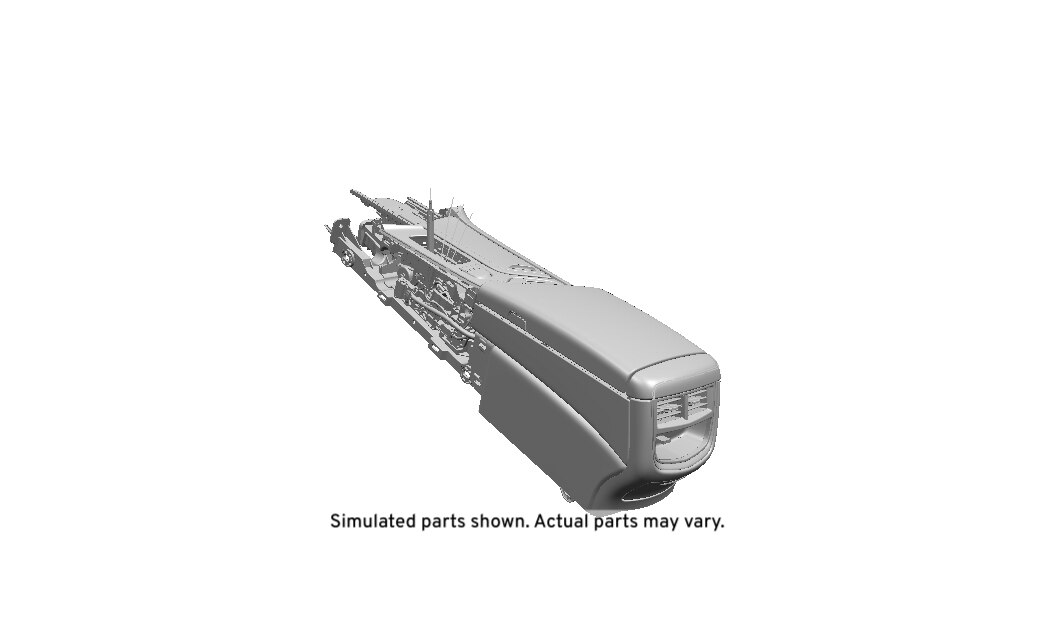 GM Genuine Parts Medium Titanium Front Floor Console