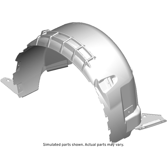 GM Genuine Parts Rear Driver Side Wheelhouse Liner with Nuts