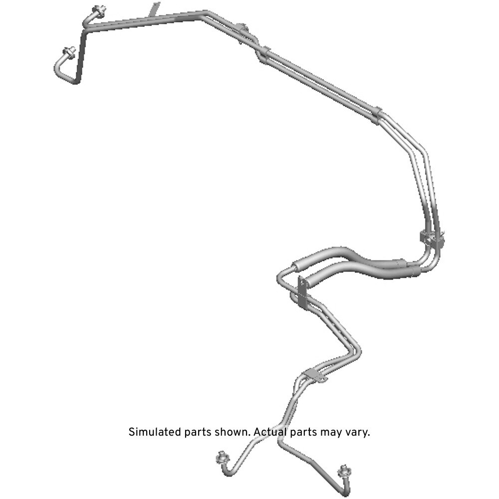 GM Genuine Parts Manual Transmission Fluid Cooler Inlet and Outlet Pipe