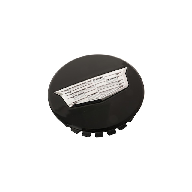 GM Genuine Parts Button Style Center Cap in Black with Crest Logo