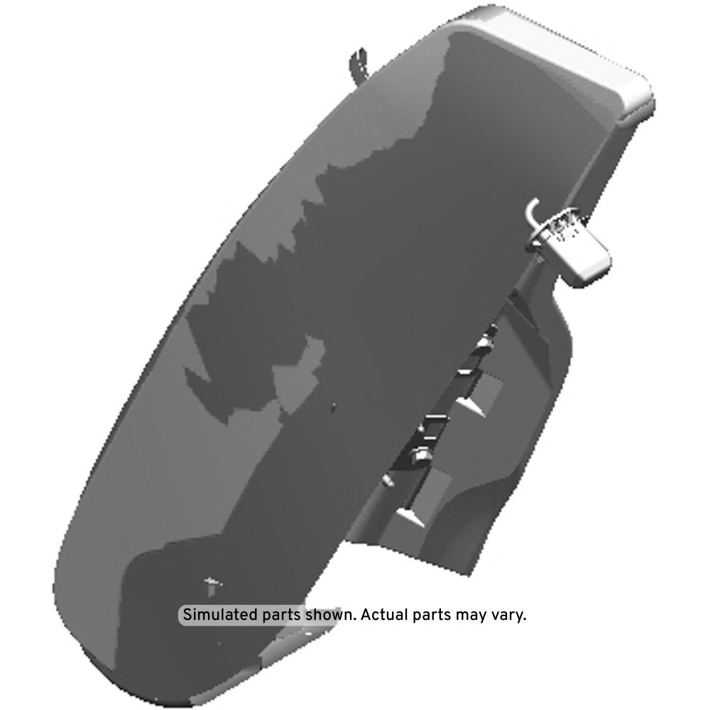 GM Genuine Parts Medium Titanium Rear Driver Side Seat Back Bolster