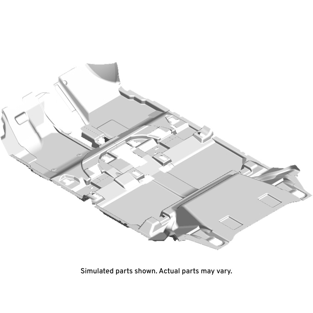 GM Genuine Parts Jet Black Front Floor Panel Carpet