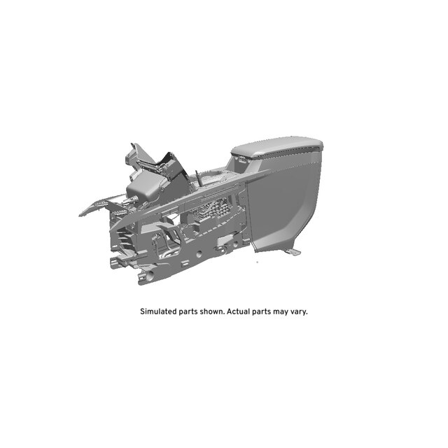 GM Genuine Parts Jet Black Front Floor Console