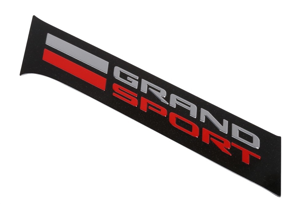 GM Genuine Parts Front Driver Side Fender Grand Sport Name Plate