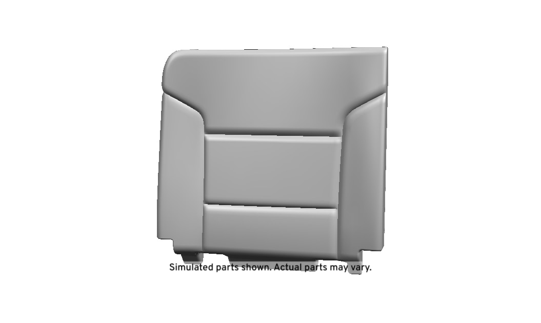 GM Genuine Parts Dark Ash Gray Rear Passenger Side Seat Back Cushion Cover