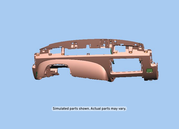 GM Genuine Parts Dark Titanium Instrument Panel
