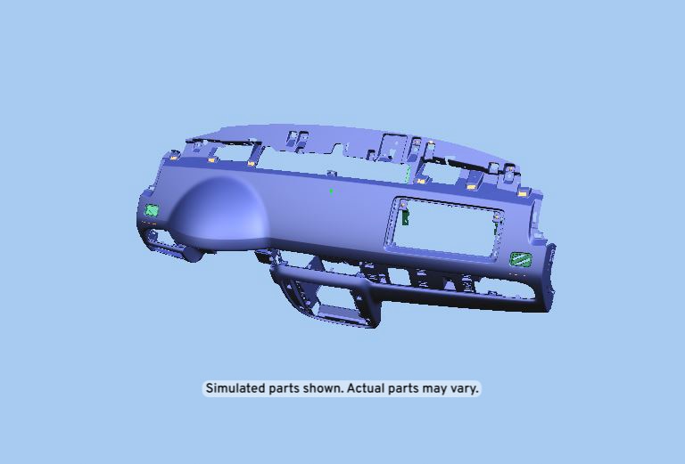 GM Genuine Parts Ebony Instrument Panel