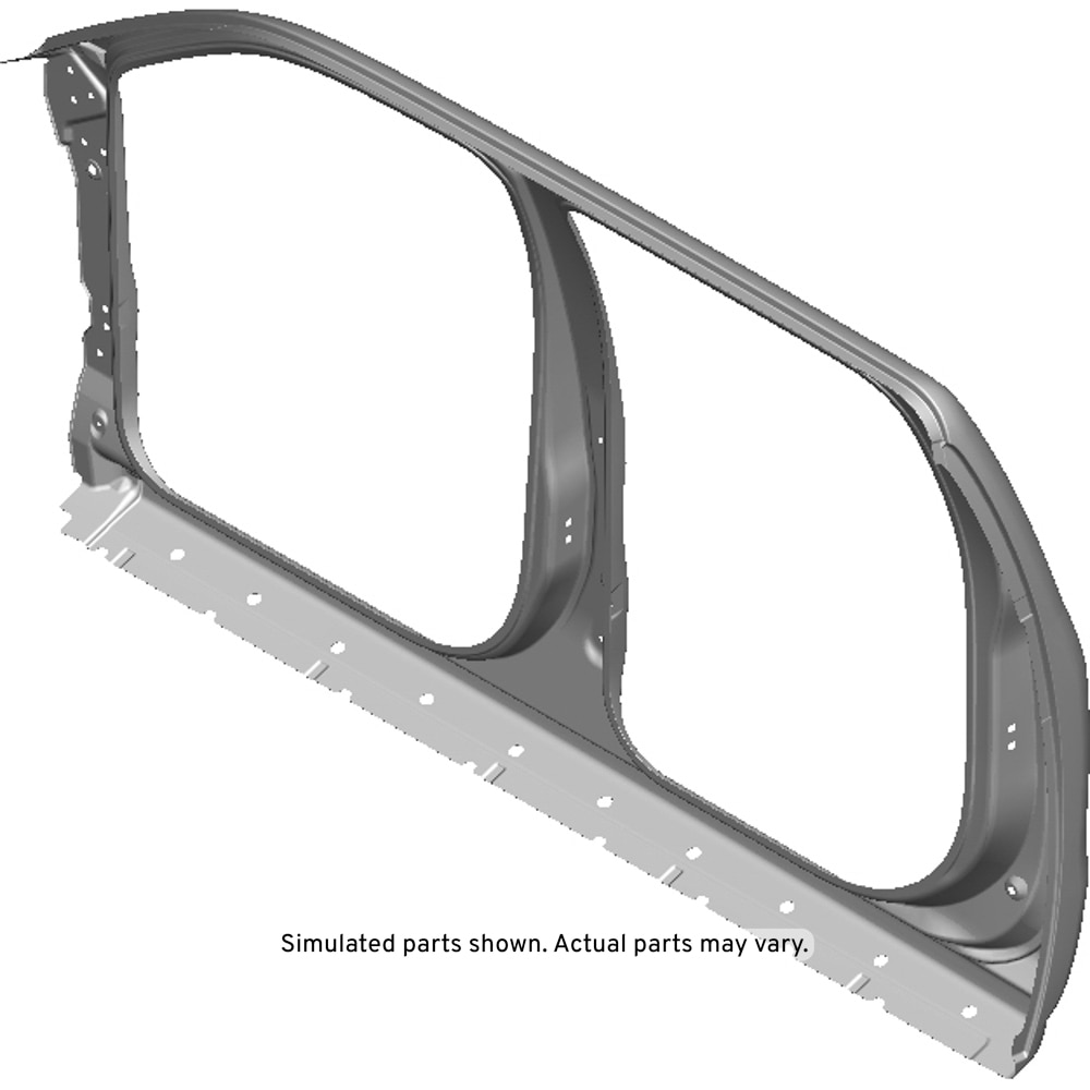 GM Genuine Parts Passenger Side Outer Body Side Panel