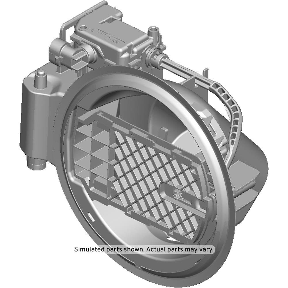 GM Genuine Parts Fuel Filler Housing with Actuator, Hinge, Springs, Pin, and Rod