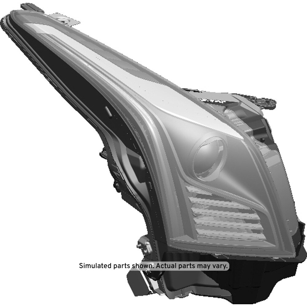 GM Genuine Parts Passenger Side Headlamp Assembly