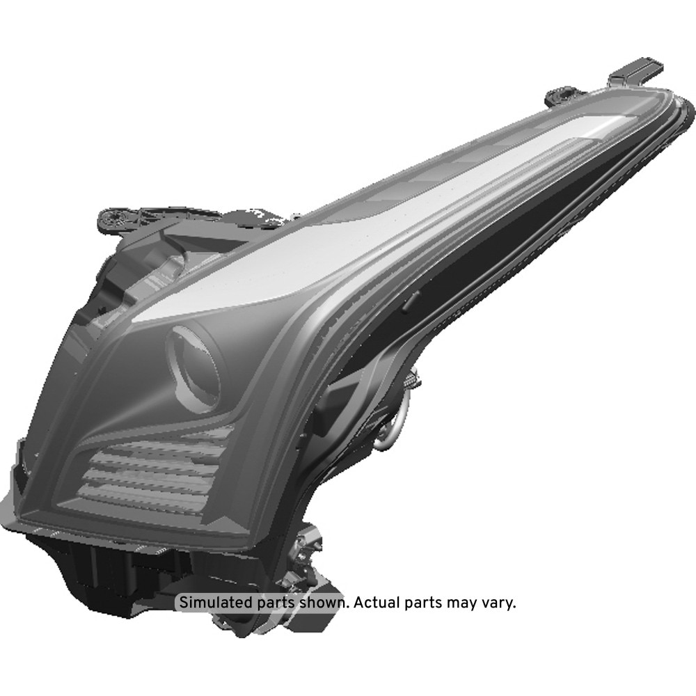 GM Genuine Parts Driver Side Headlamp Assembly
