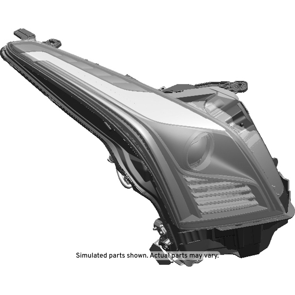 GM Genuine Parts Passenger Side Headlamp Assembly