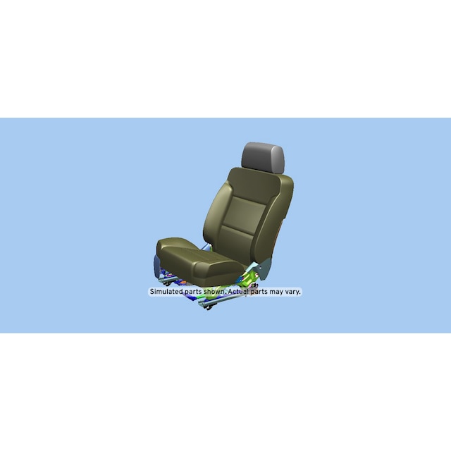 GM Genuine Parts Jet Black Passenger Seat