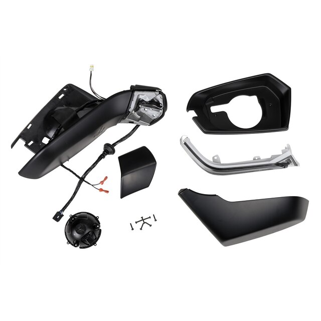 GM Genuine Parts Passenger Side Mirror Kit with Actuator, Cover, and Bolts