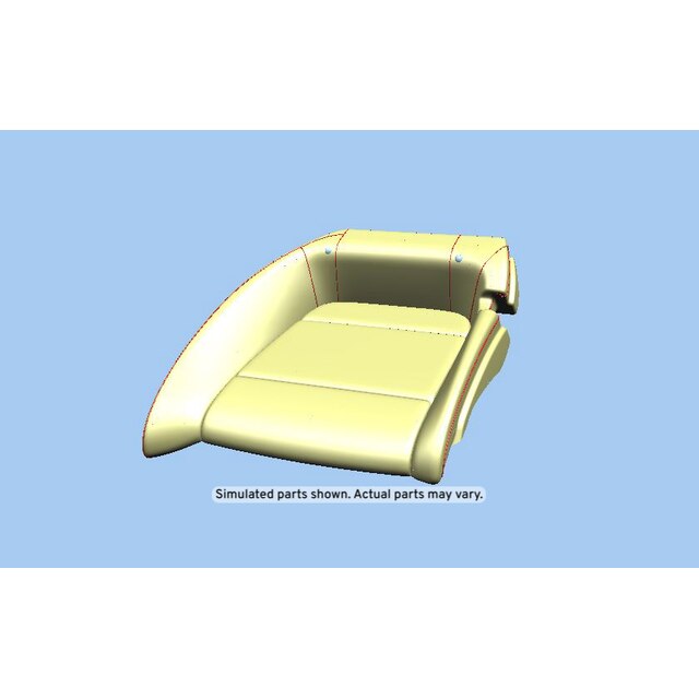 GM Genuine Parts Morello Red Base Sauvage Rear Passenger Side Seat Cushion Cover