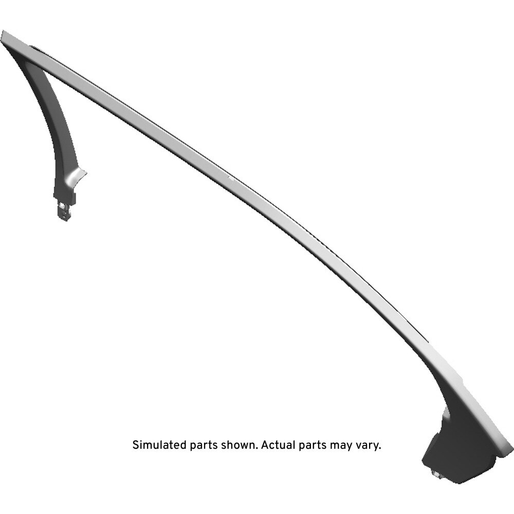 GM Genuine Parts Rear Passenger Side Door Window Garnish Molding