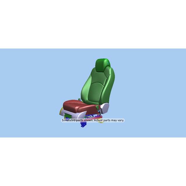 GM Genuine Parts Light Titanium Passenger Seat