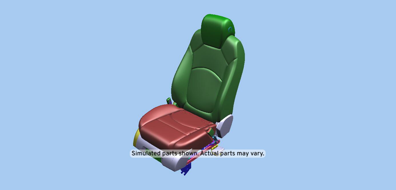 GM Genuine Parts Choccachino Passenger Seat