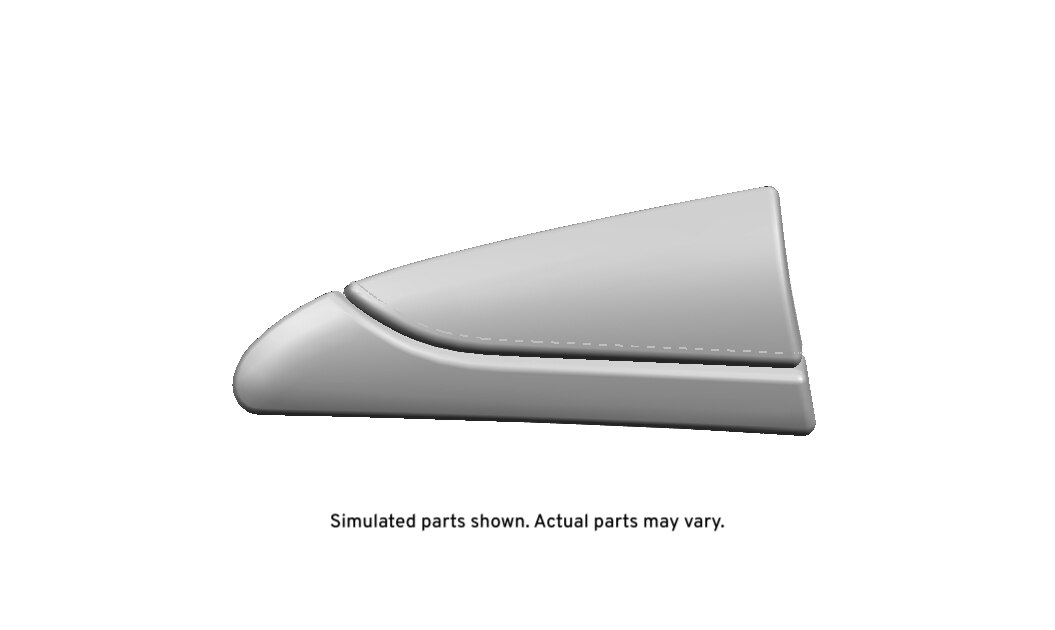 GM Genuine Parts Medium Ash Gray Driver Side Instrument Panel Trim Pad