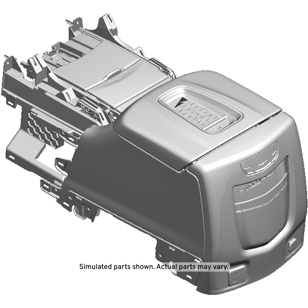 GM Genuine Parts Choccachino Front Floor Console