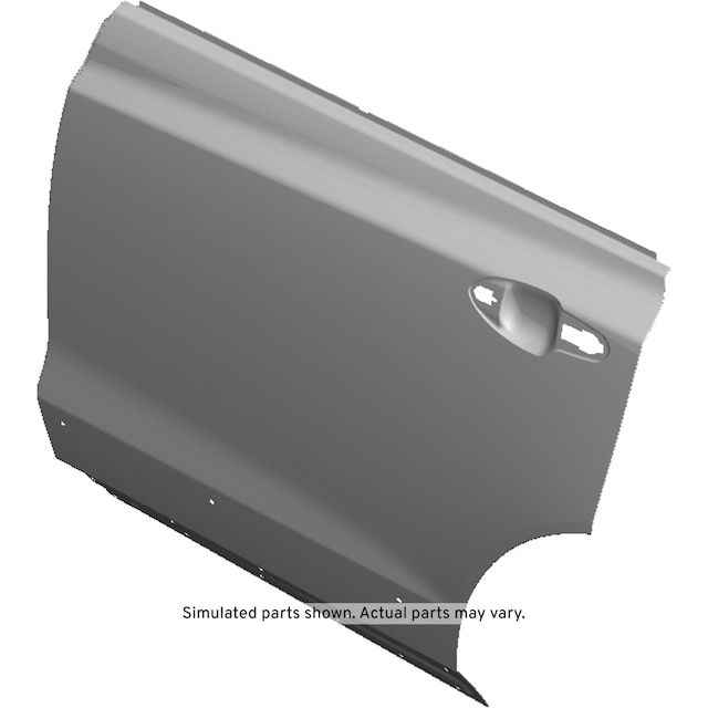GM Genuine Parts Driver Side Rear Outer Door Panel with Stiffener