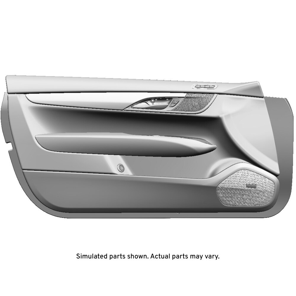 GM Genuine Parts Jet Black Front Driver Side Door Trim