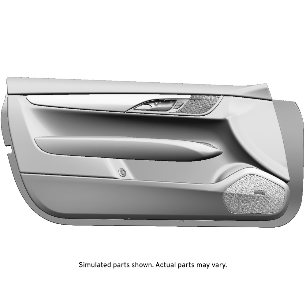 GM Genuine Parts Jet Black Front Driver Side Door Trim