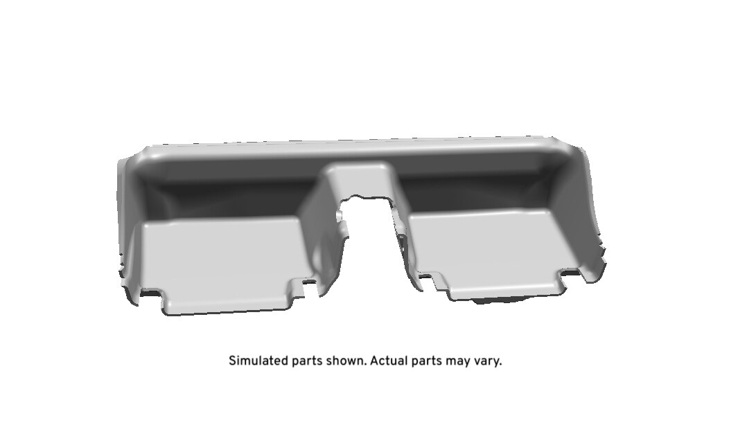 GM Genuine Parts Jet Black Rear Floor Panel Carpet