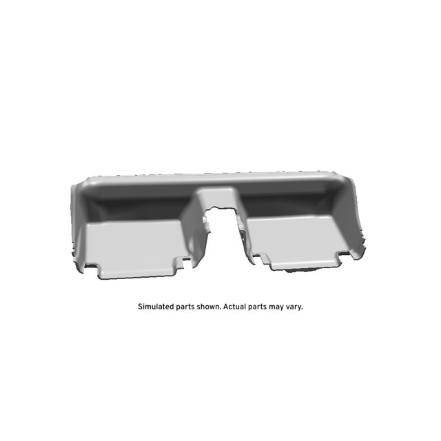 GM Genuine Parts Jet Black Rear Floor Panel Carpet