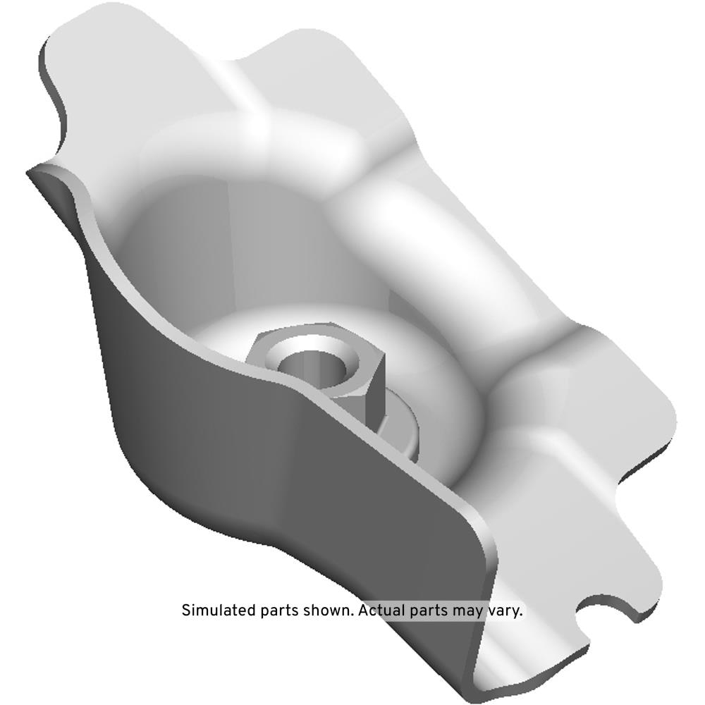 GM Genuine Parts Passenger Side Engine Compartment Side Rail Bracket