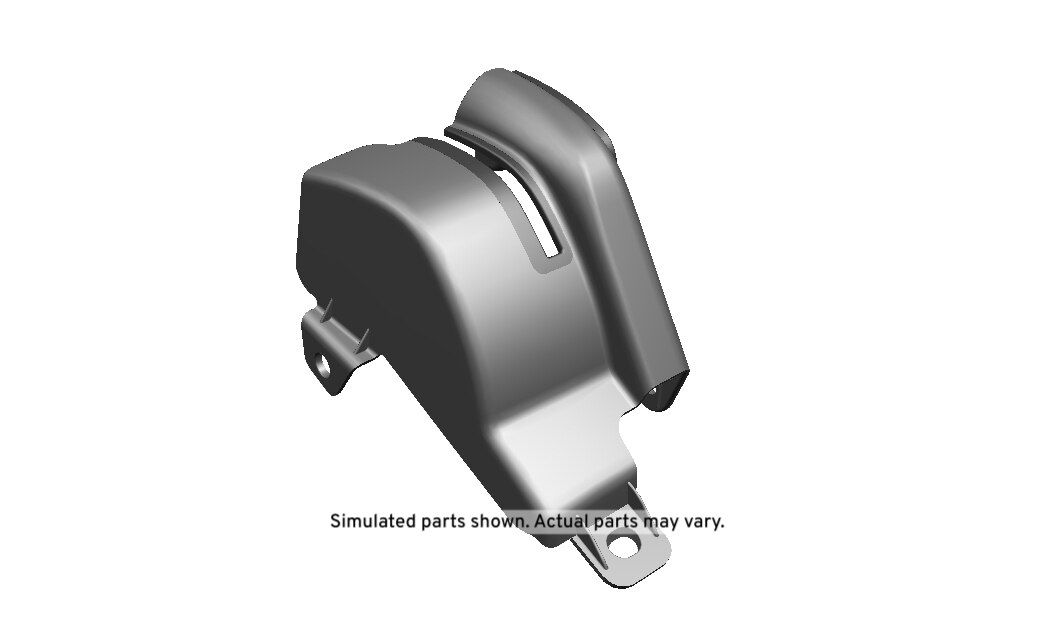 GM Genuine Parts Maple Sugar Driver Side 3rd Row Seat Back Hinge Finish Cover