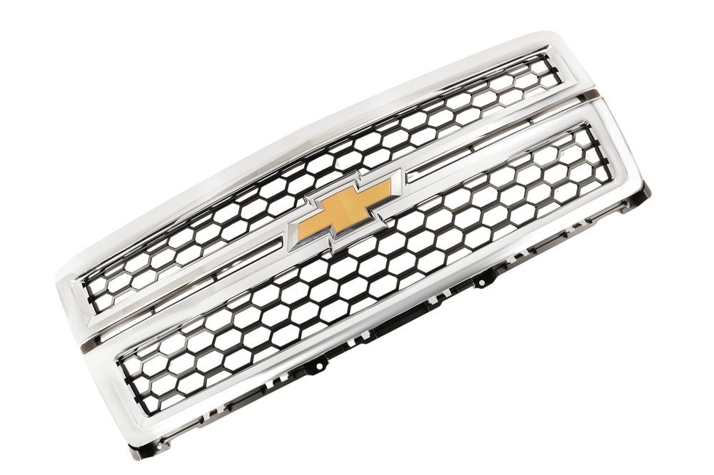 GM Genuine Parts Black Front Grille with Chrome Surround