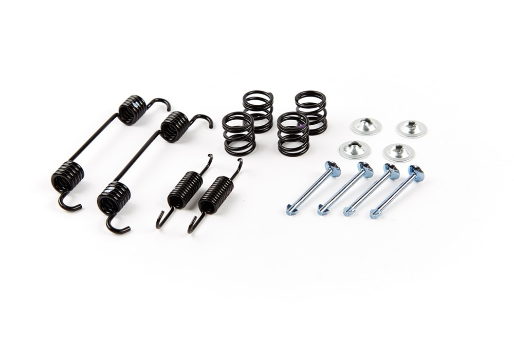 GM Genuine Parts Rear Parking Brake Hold Down and Return Spring Kit with Cups and Pins