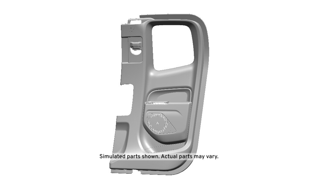 GM Genuine Parts Cocoa Driver Side Rear Door Trim