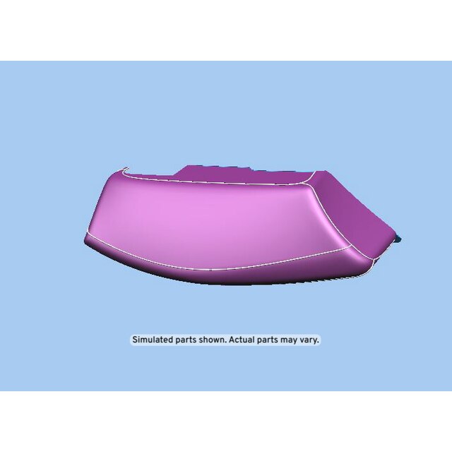 GM Genuine Parts Light Platinum Rear Driver Side Seat Back Bolster