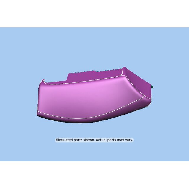 GM Genuine Parts Jet Black Rear Driver Side Seat Back Bolster