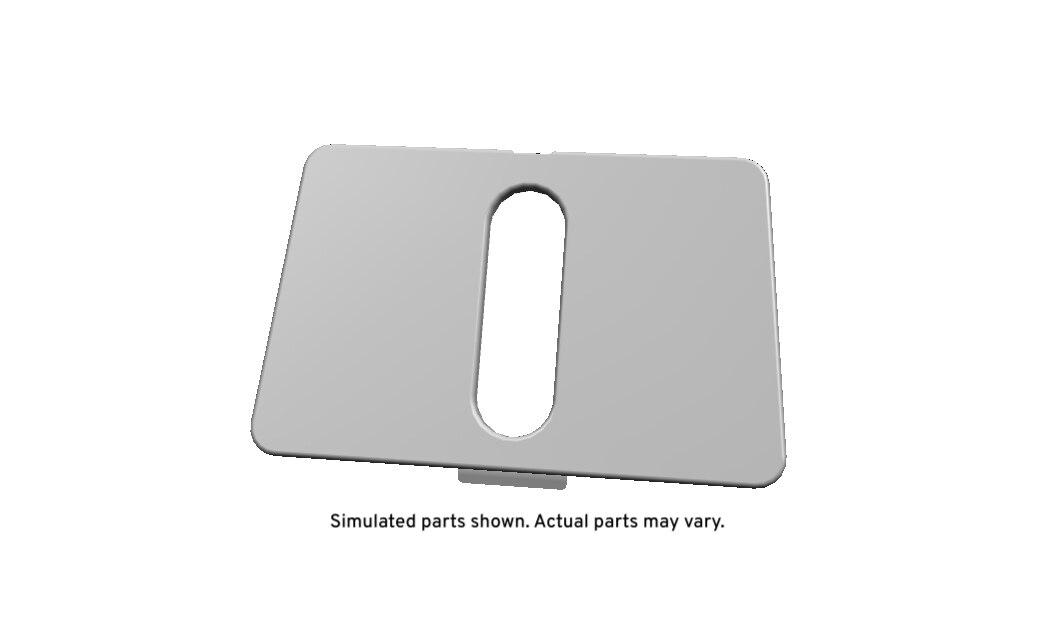 GM Genuine Parts Jet Black Rear End Trim Panel Opening Cover