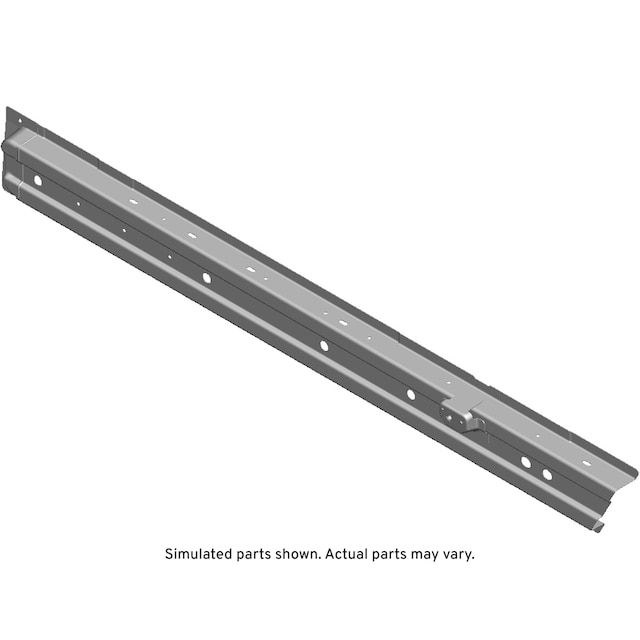 GM Genuine Parts Passenger Side Inner Rocker Panel with Extension, Reinforcements, and Nut