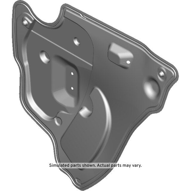 GM Genuine Parts Rear Driver Side Door Water Deflector